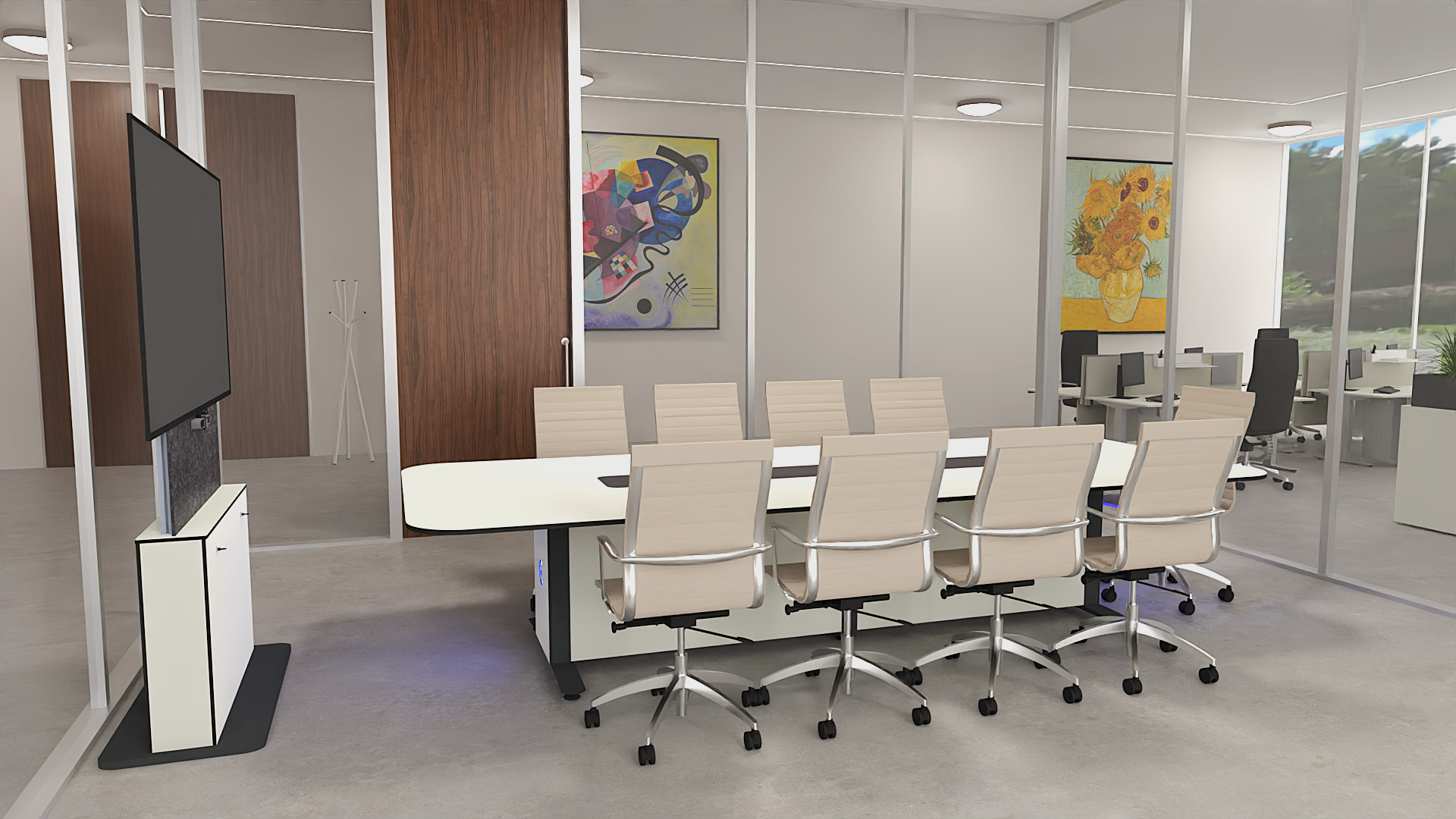 slim credenza: maximum av integration in a more compact format